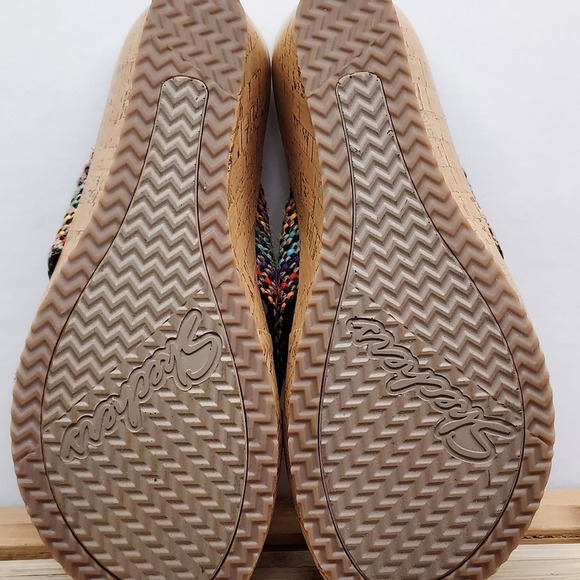 Skechers Womens Beverlee Delighted Wedge Slide Size 7 - Picture 4 of 10